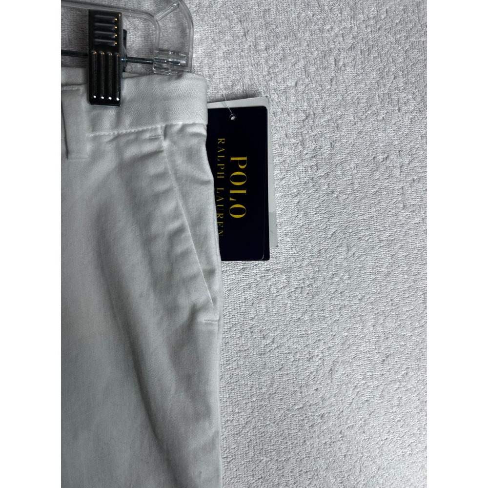 Polo Ralph Lauren Boys White Stretch Chino Pants Size 6 NWT 322720702007 - Picture 2 of 6